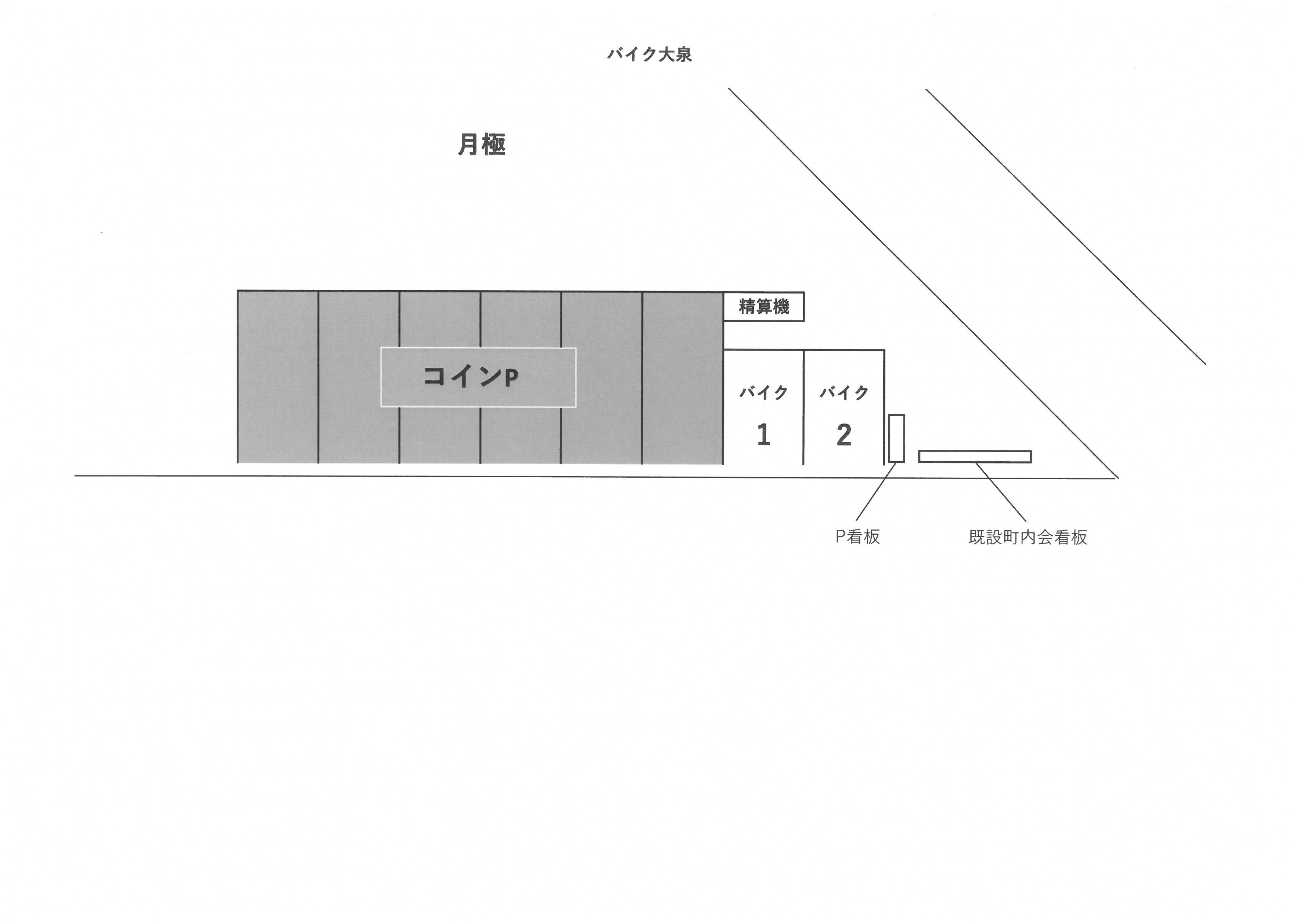 PARKMAX大泉町第3の駐車配置図