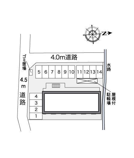 ＹＡＭＡＳＡＫＩ(25655)の駐車配置図