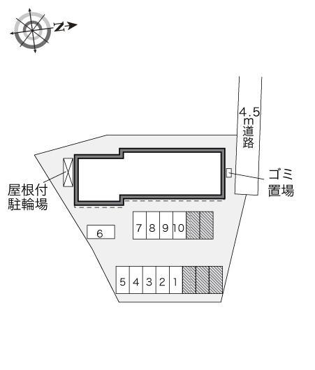 アモーレ(28411)の駐車配置図