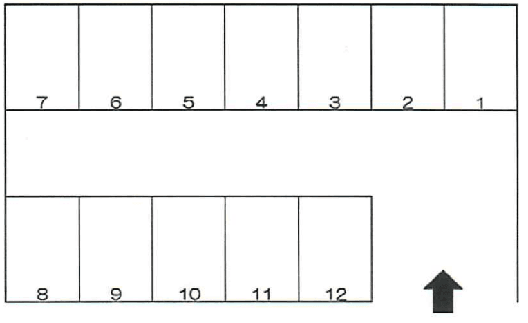 EKパーキングの駐車配置図
