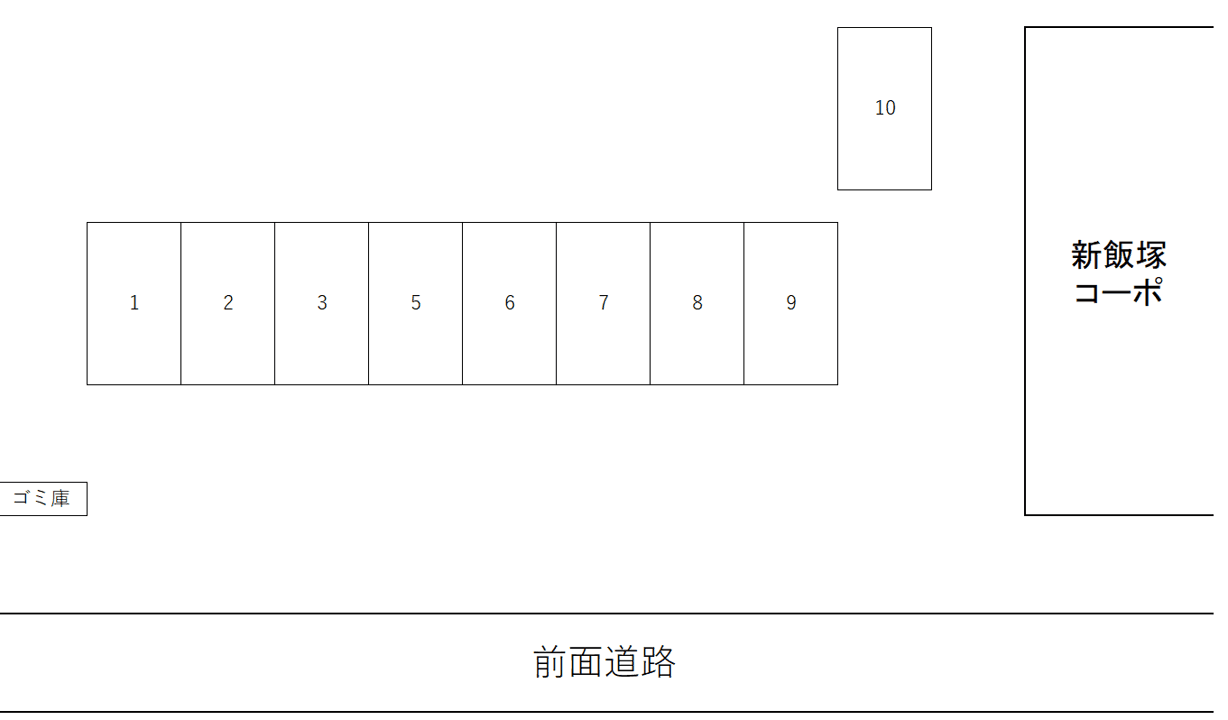 ＳｈｉｎＩｉｚｕｋａ ０３２７の駐車配置図
