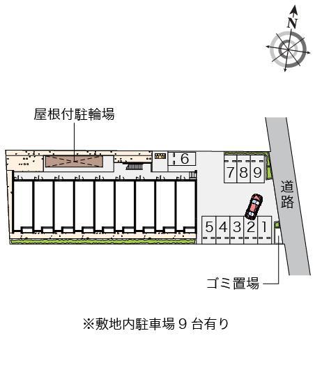 Ａｑｕａ(53419)の駐車配置図