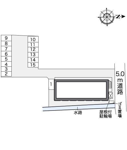ポムグラネイト(25509)の駐車配置図