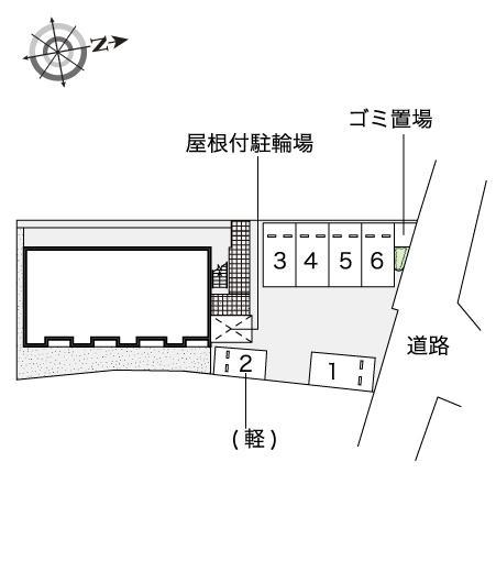 サクラフォレスタ(54300)の駐車配置図