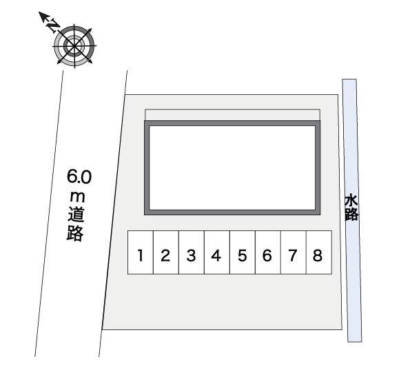 神田Ⅱ(22983)の駐車配置図