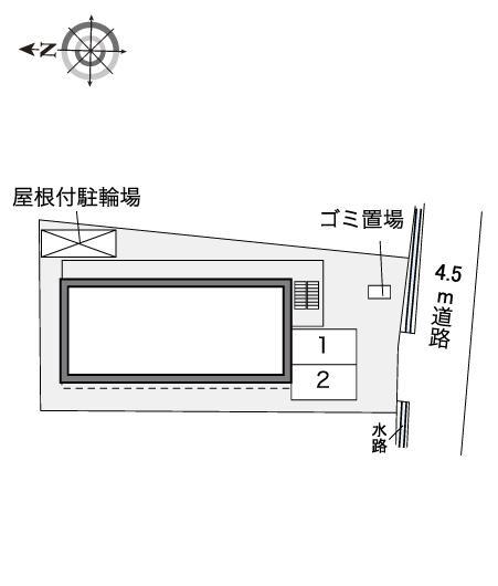 フルール(30502)の駐車配置図