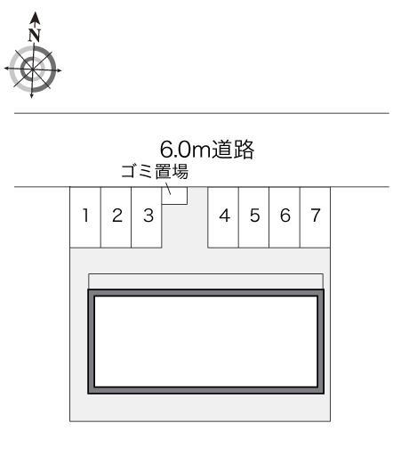 ラ・フロル(20928)の駐車配置図