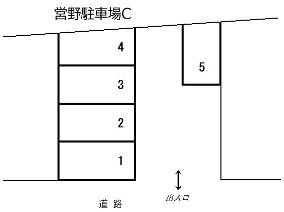 営野駐車場Ｃの駐車配置図