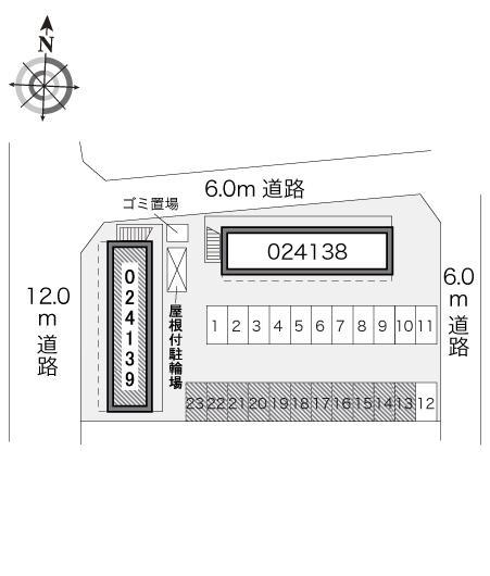 Ｃ　Ｈ(24139)の駐車配置図