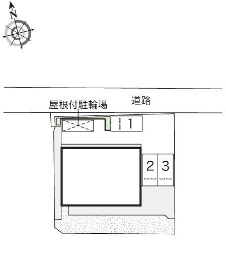 コリス　オット(48292)の駐車配置図