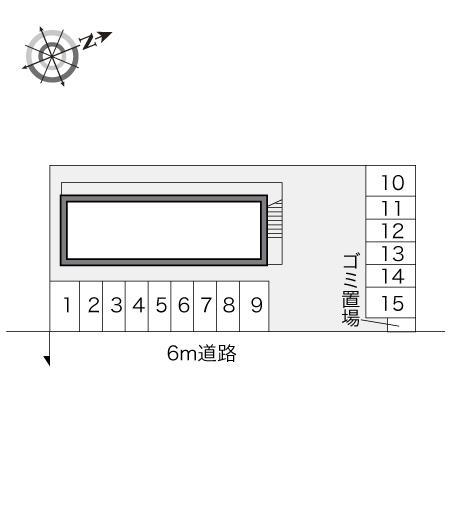 城ノ内(12719)の駐車配置図