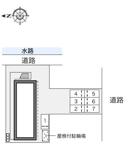 サンフレンド(14129)の駐車配置図