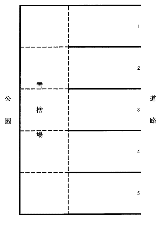 菊水上町2条4丁目36-78駐車場の駐車配置図