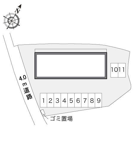 ハニーランド(20983)の駐車配置図