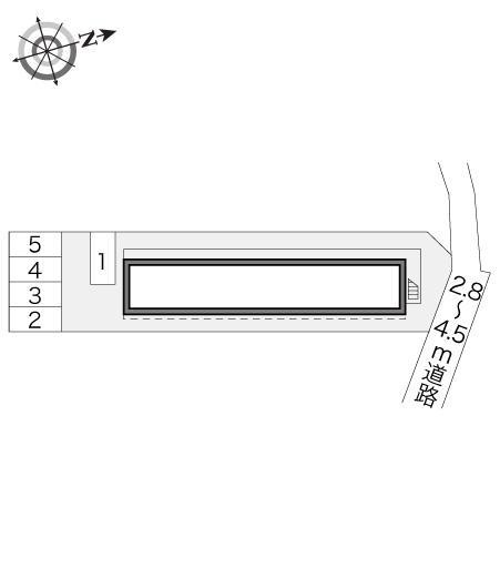 エクセル湘南(21676)の駐車配置図