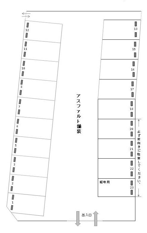 J-062の駐車配置図