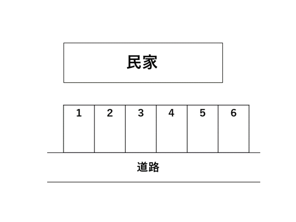 立川ｗｅｓｔ駐車場の駐車配置図