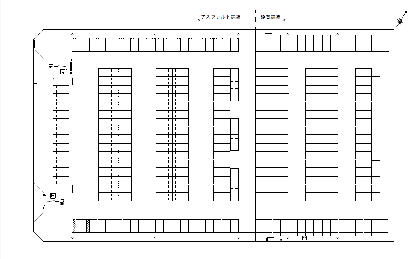 天久保第二の駐車配置図