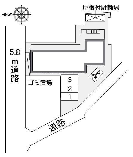 上坂部Ⅱ(37551)の駐車配置図