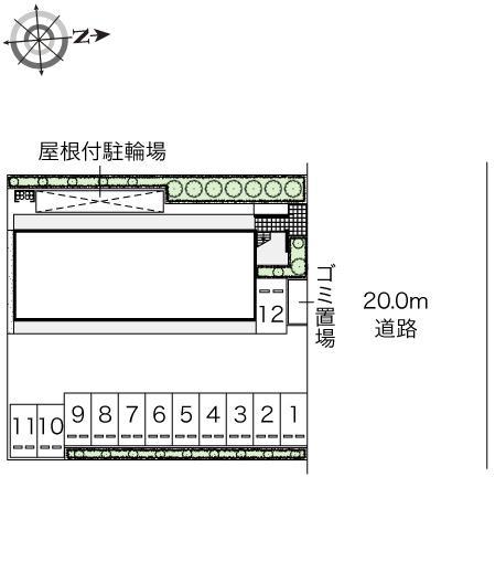 コスモス(46642)の駐車配置図