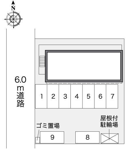 ブリエ　ソレイユ(27585)の駐車配置図