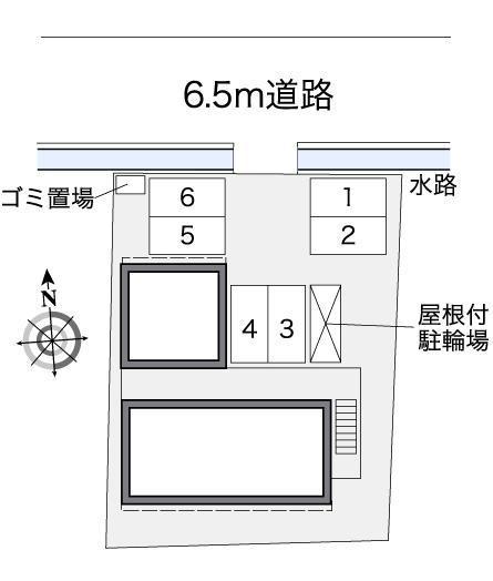 フォレストコート大井(36729)の駐車配置図