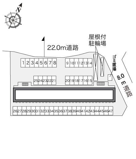 高キオウメゾン(31152)の駐車配置図