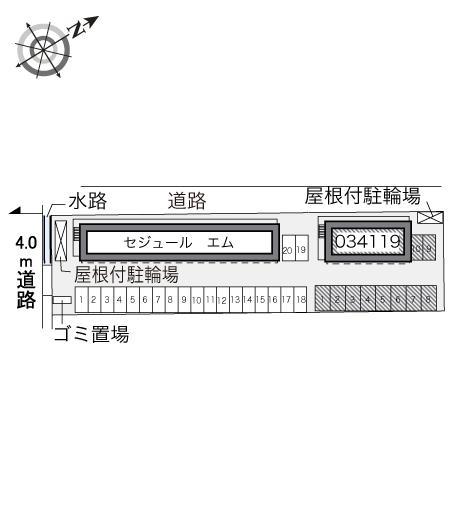 コマンダー(34119)の駐車配置図