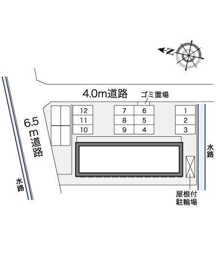 レナールいさわ　Ⅱ(27547)の駐車配置図