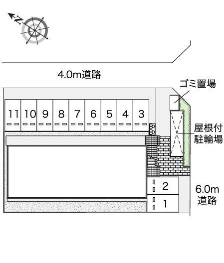 感謝(44974)の駐車配置図