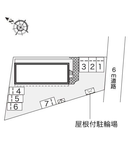 クレール(15642)の駐車配置図