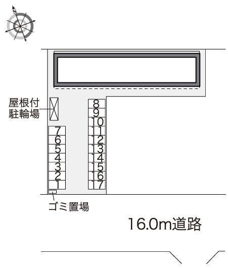 フォンターナ(40025)の駐車配置図