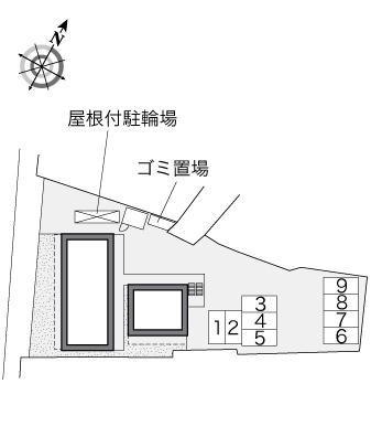 マーブルパレス(38664)の駐車配置図
