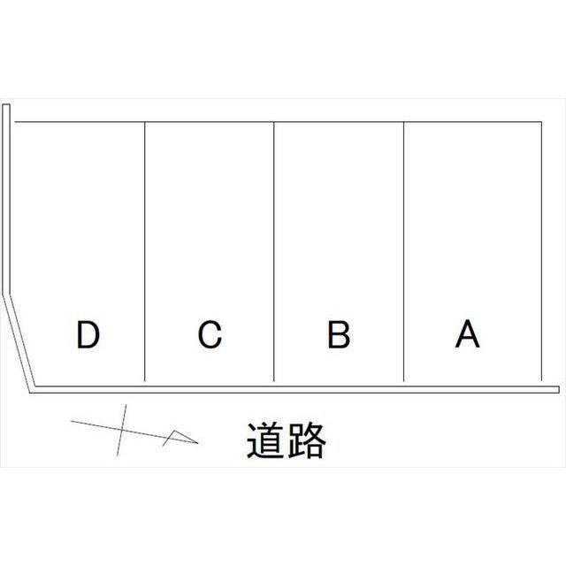 元菊駐車場の駐車配置図