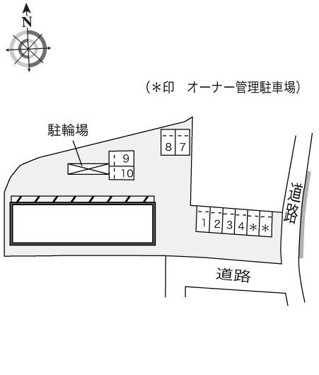 リバーヒル(22228)の駐車配置図