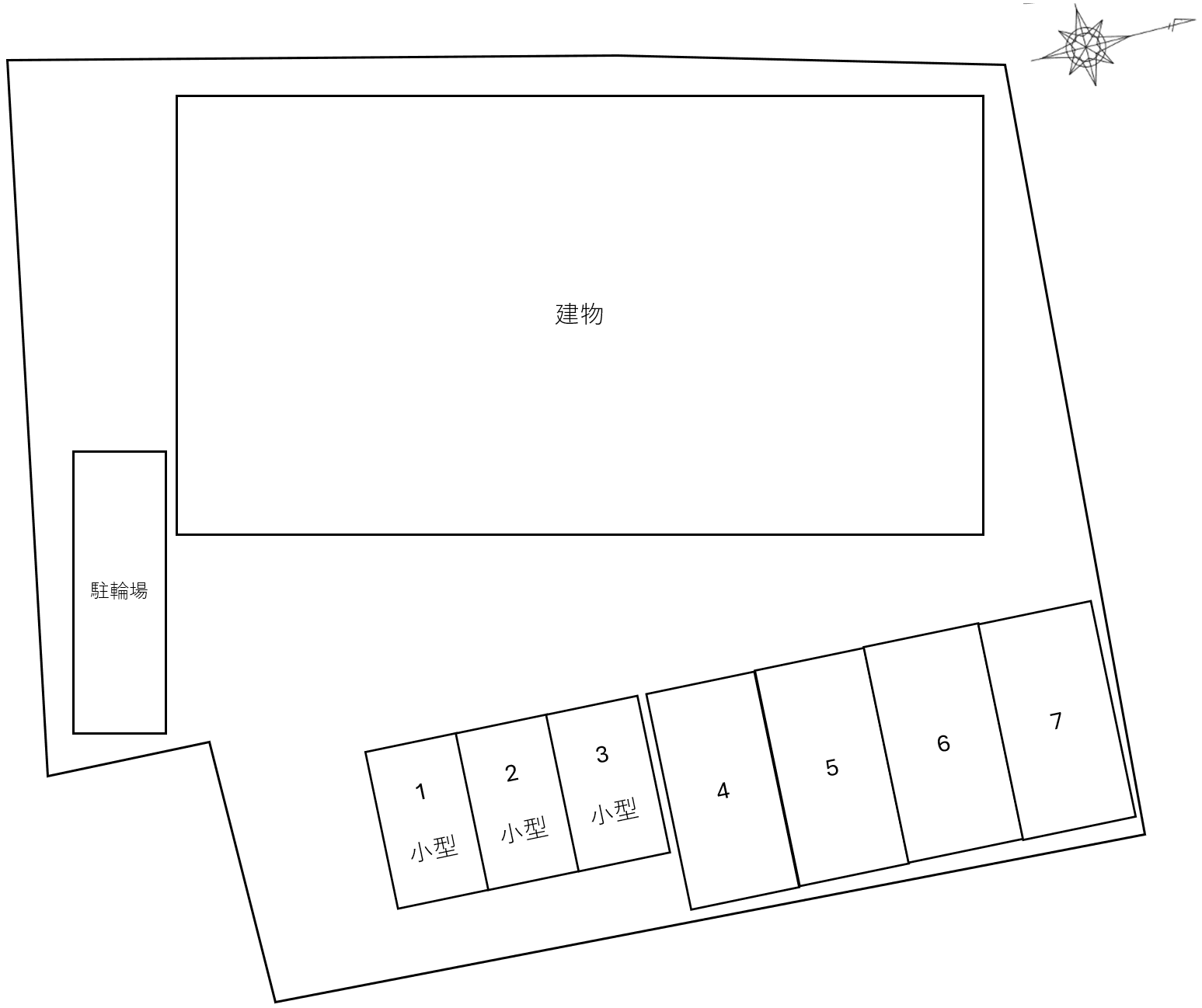 le Lien広町田(入居者専用)の駐車配置図
