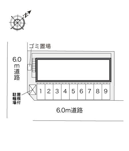 田園(32418)の駐車配置図