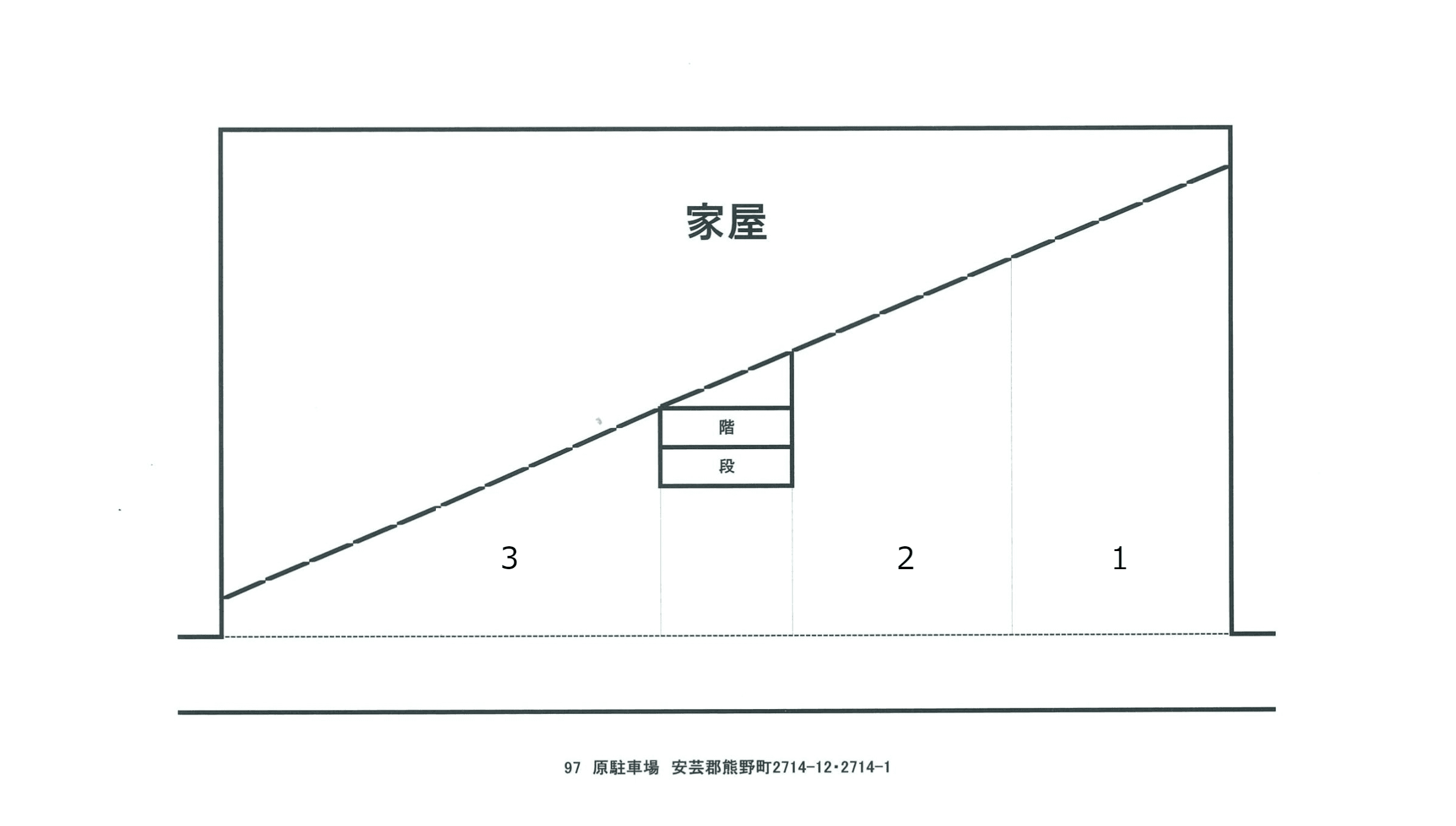 原駐車場の駐車配置図