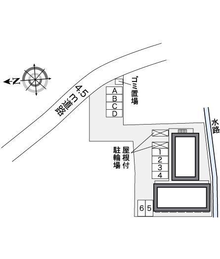 ニュー猪名寺(25967)の駐車配置図