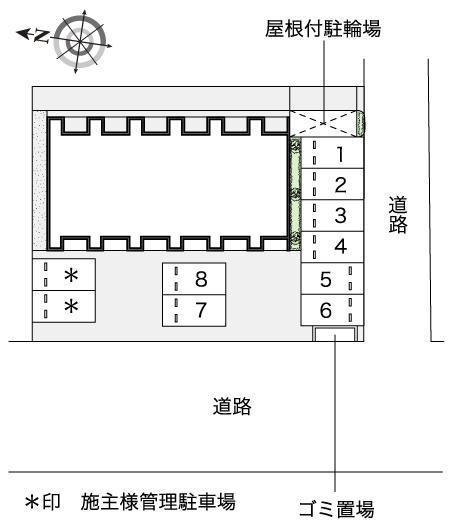 古井(54072)の駐車配置図