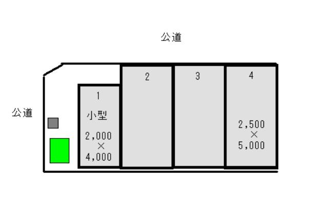 ミノラスパーキング大森西３丁目第５の駐車配置図