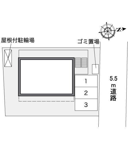牛立(36168)の駐車配置図