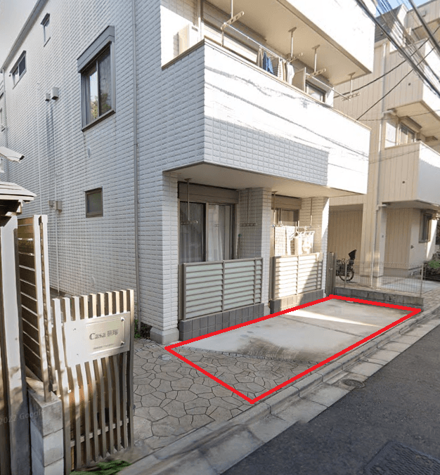 Casa笹塚駐車場の駐車配置図