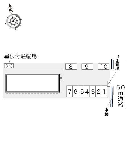 ヒルスヴィレッジ(31066)の駐車配置図