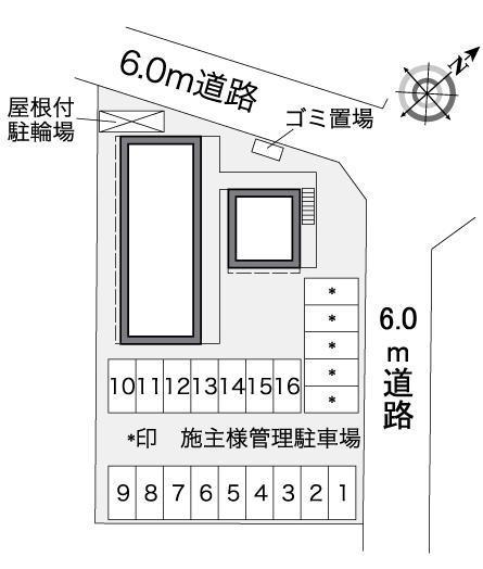 リーフグリーン(37793)の駐車配置図