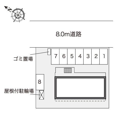 ユーⅡ(40946)の駐車配置図