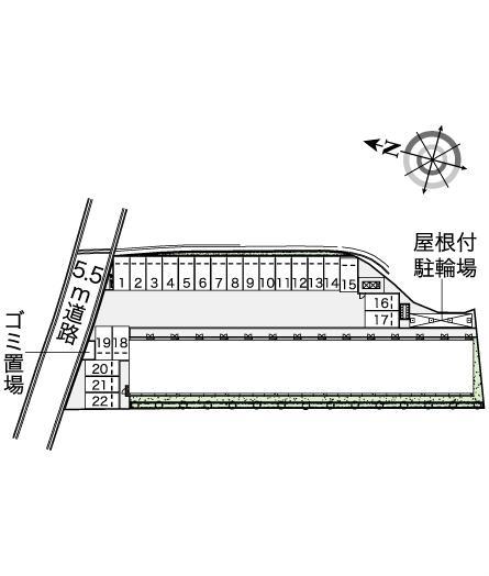 ホクトⅡ(42048)の駐車配置図
