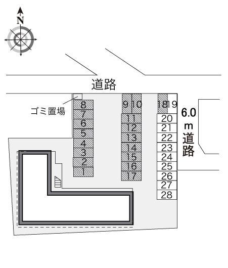 Ｓｅａｓｉｄｅ(22520)の駐車配置図