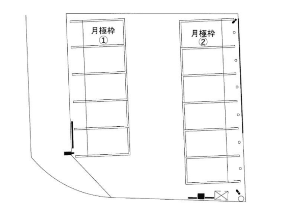 大和小泉駅前第３の駐車配置図