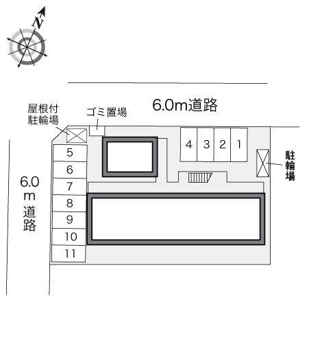 守谷中央(24683)の駐車配置図